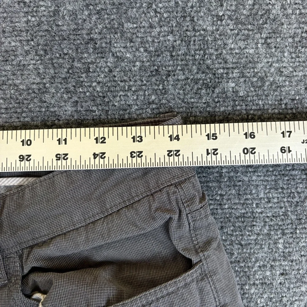 Calvin Klein Twill Pants Mens 28x27.5 Gray Cotton Mid Rise Pockets Straight Leg‎